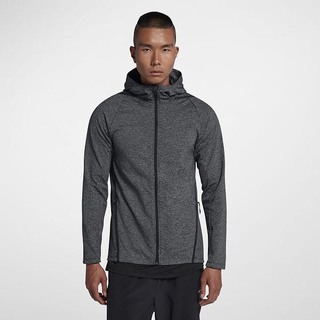 Hanorace Nike Dri-FIT Maneca Lunga Full-Zip Training Barbati Negrii | JCSL-92865